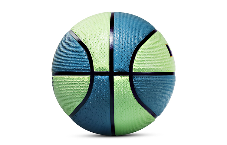 Nike Rubber Basketball Blue Green Size 7 Training Unisex