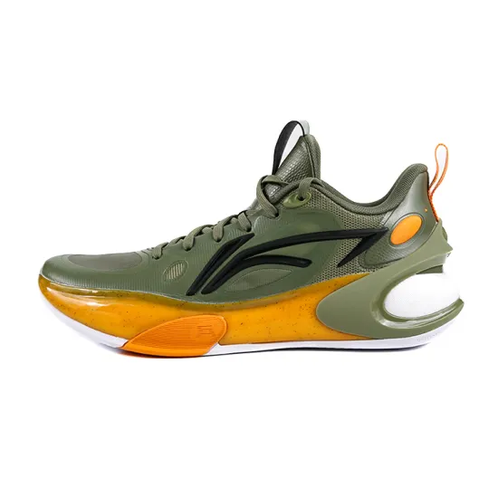 LINING YuShuai 17 LOW Basketball Shoes Men Low-Top Moss/Olive Green
