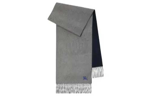 Burberry Ekd embroidered cashmere scarf