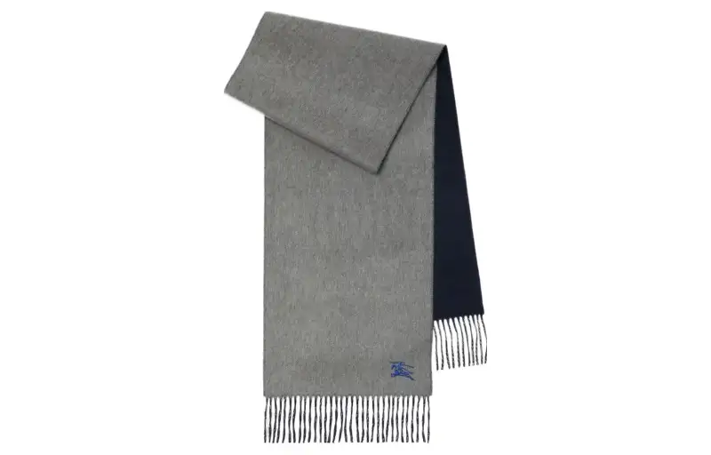 Burberry Ekd embroidered cashmere scarf
