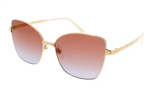 CARTIER Metal Butterfly Sunglasses Women's Gold