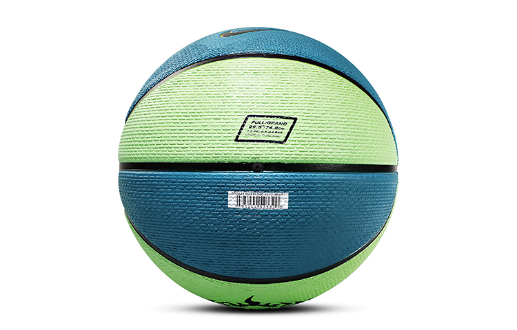 Nike Rubber Basketball Blue Green Size 7 Training Unisex