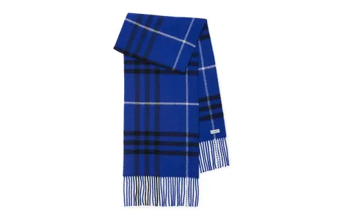 Burberry Check Wool Cashmere Scarf