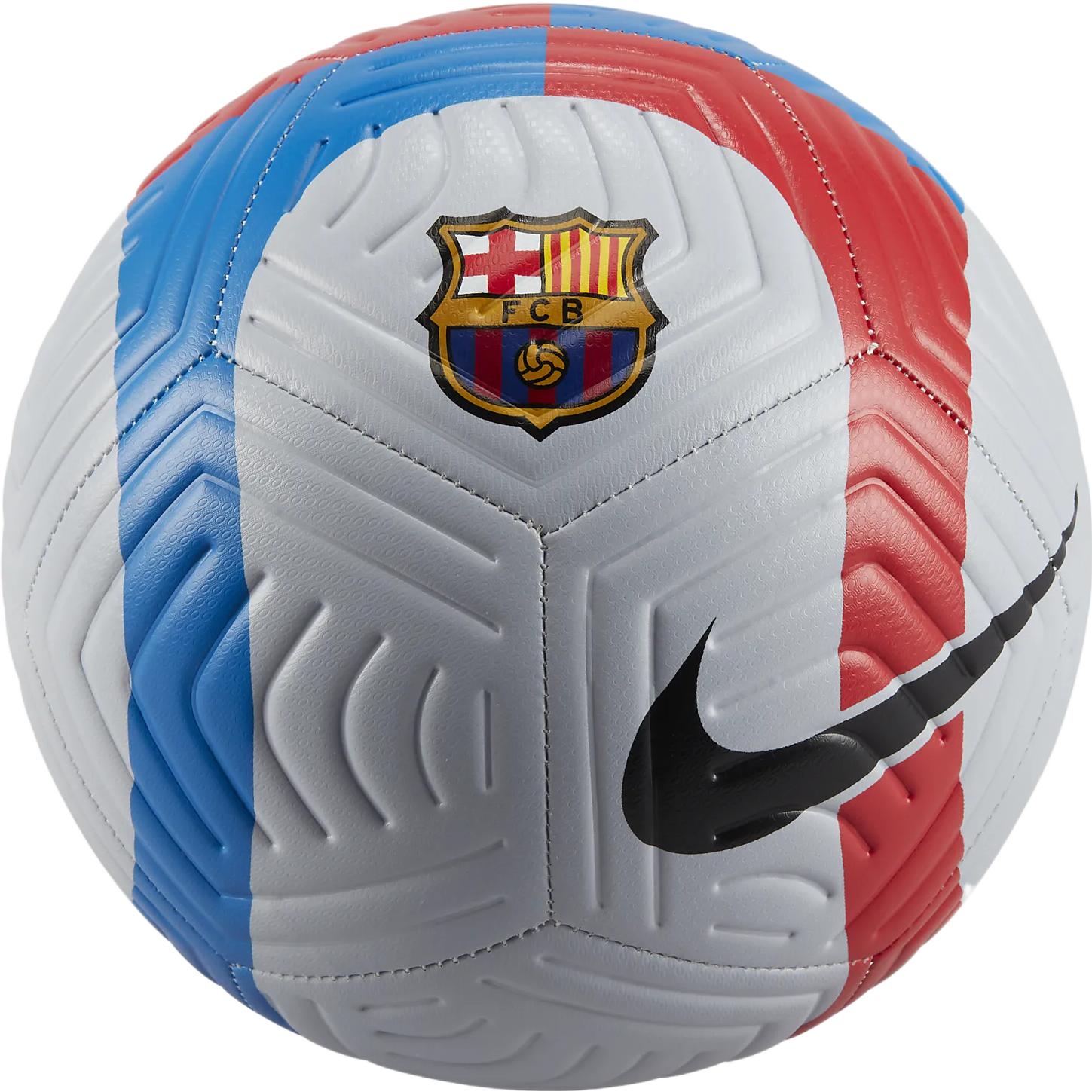 Nike Size 5 Soccer Ball Rubber Machine Stitched Soccer Ball Unisex Blue White Red