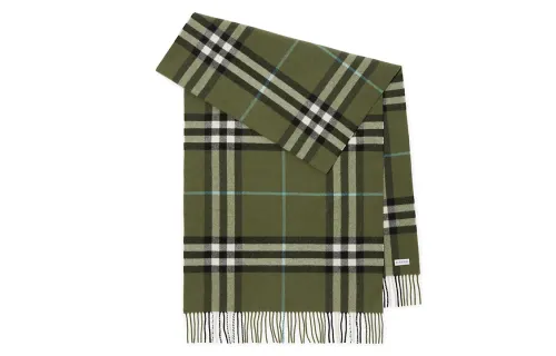 Burberry Knit Scarves Women's Shrub Green