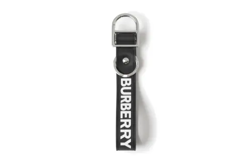 Burberry Silicone Keychains Men's Black