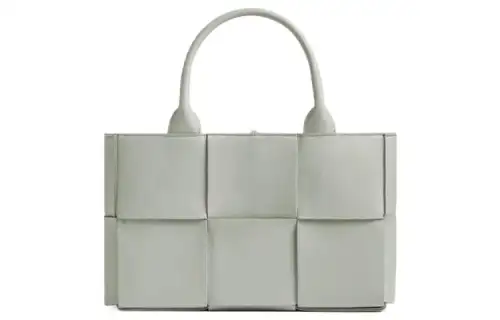Bottega Veneta ARCO Lambskin Tote Bag, Shopping Bag, Handbag Mini Women's Agate Gray