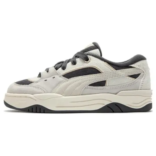 PUMA 180 Leather Lifestyle Shoes Unisex Low-top Off Black