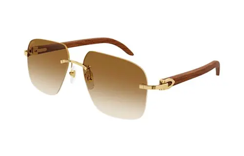Cartier Aviator Framed Sunglasses