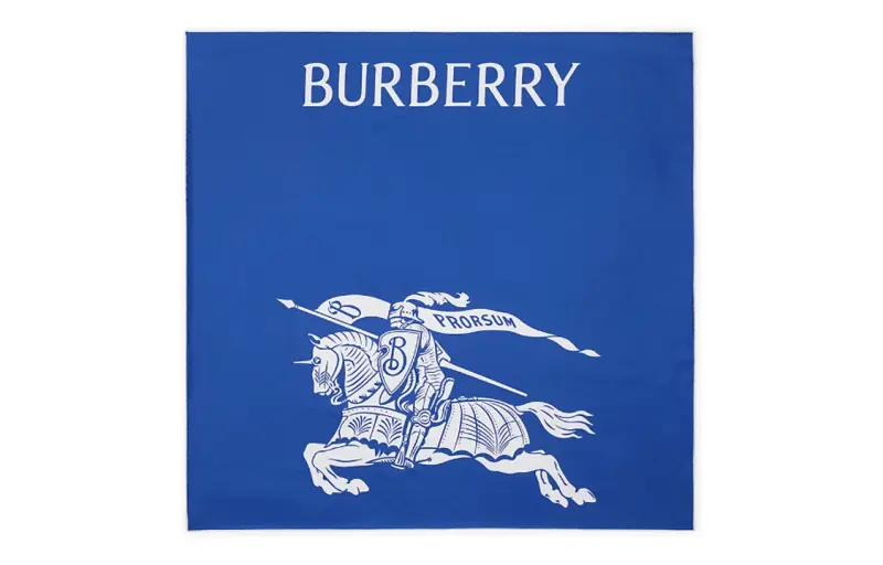 Burberry EKD print Silk Scarf