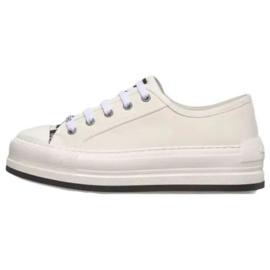 Walk'n'DIOR Skateboard Shoes Women's Low-Top White