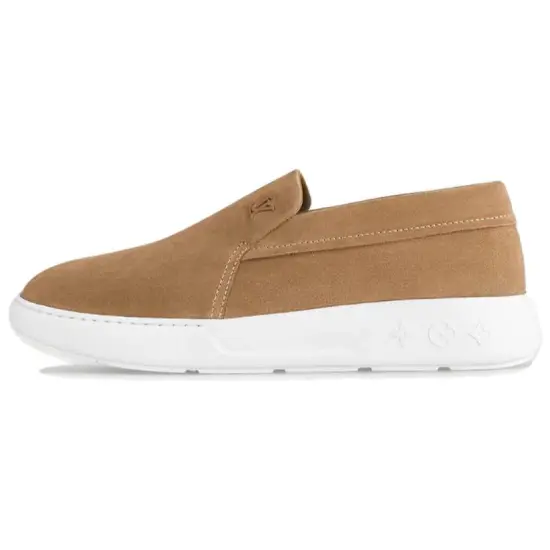 LOUIS VUITTON Pacific Coast Men's Casual Shoes Men Low-Top Brown White
