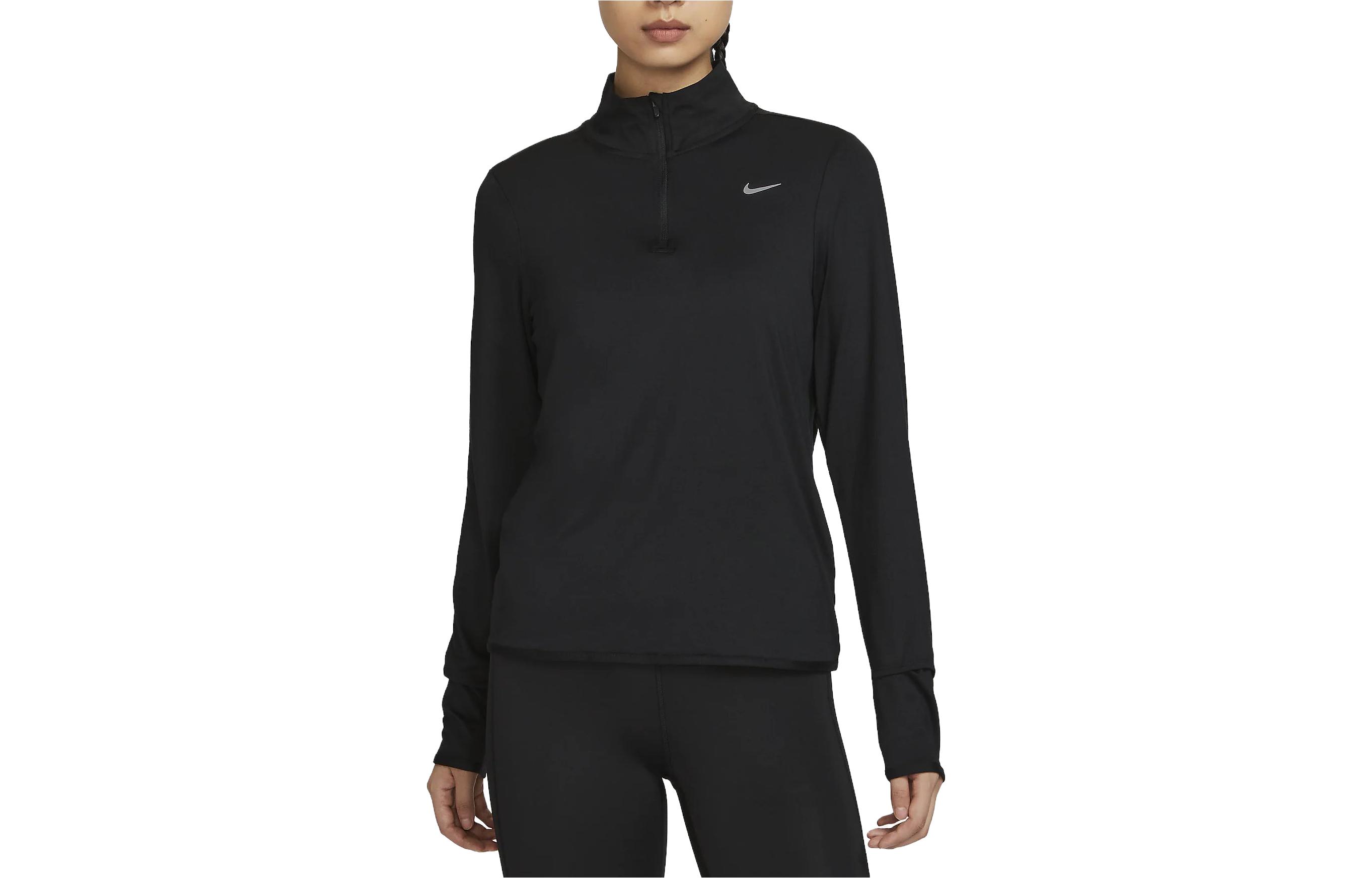 Nike Set in Sleeve Running T Shirt Women’s Black