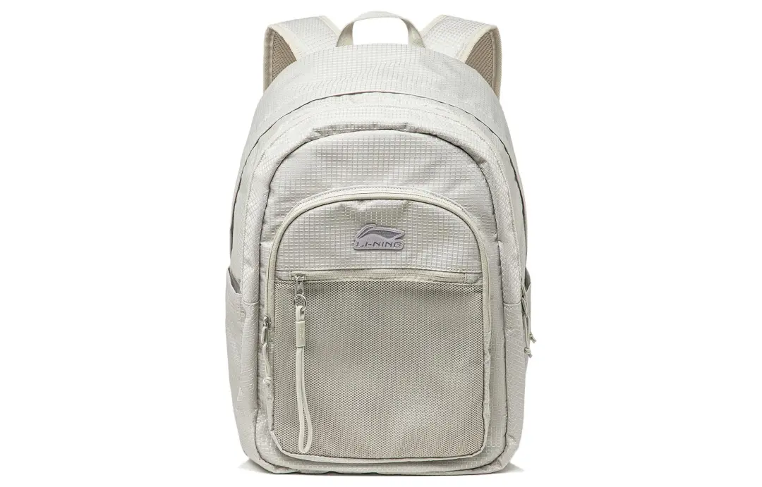 Li Ning Sports Life Collection Polyester Backpack Regular Unisex Dawn Gray