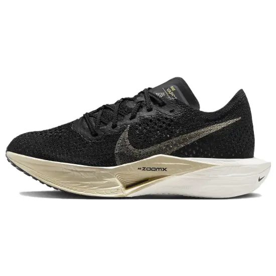 Nike Women's ZoomX VaporFly Next% 3 'Black Metallic Gold Grain'