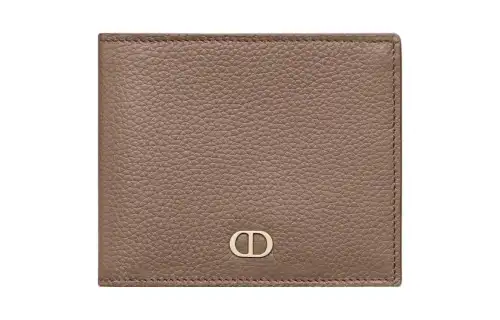 DIOR Grain Calfskin Wallet Regular Men's Khaki