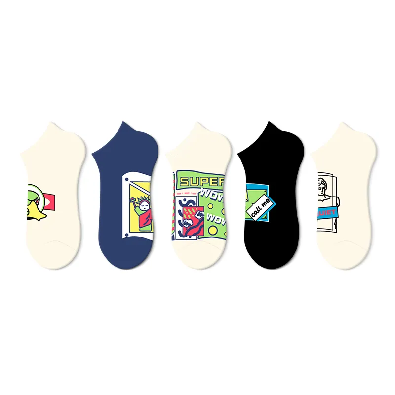 JKN Ankle Socks Unisex 5 Pack Gift Box Set Included
