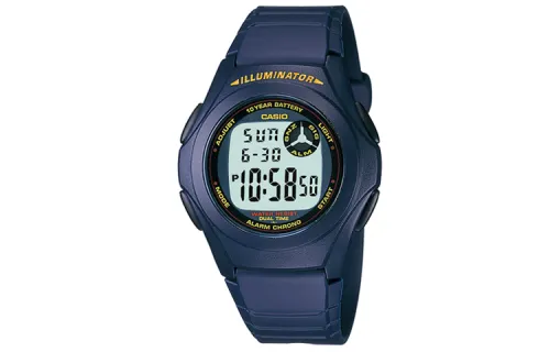 CASIO Unisex YOUTH 44.1mm Silver Watch F-200W-2A