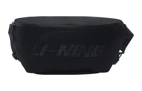 Li Ning Sports Life Collection Polyester Shoulder Bag, Crossbody Bag, Sling Bag, Fanny Pack Unisex Black