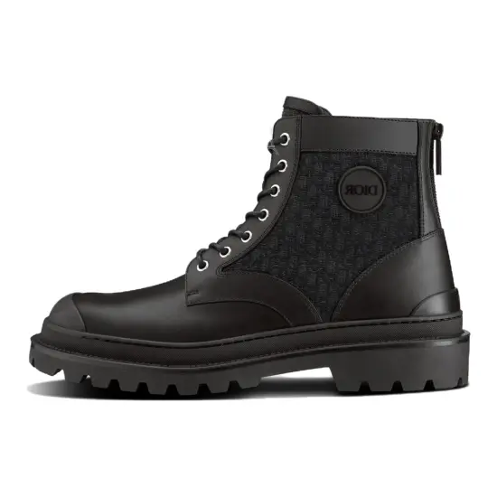 DIOR Explorer Ankle Boots Men Black