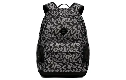 Li Ning Sports Life Collection Polyester Backpack Regular Unisex Black