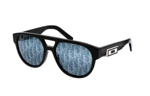 DIOR Acetate Aviator Sunglasses Unisex Black