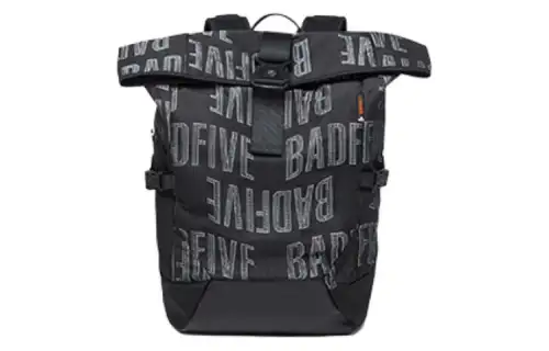 Li Ning Badfive Polyester Backpack Regular Unisex Black