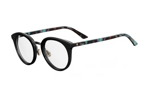DIOR Metal Round Eyeglass Frames Women's Black