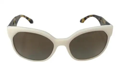 PRADA Acetate Irregular Shape Sunglasses Unisex Tortoiseshell
