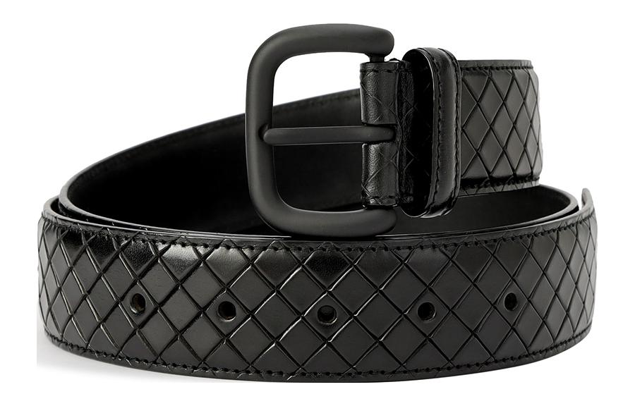 Мужской ремень Bottega Veneta (черный)
