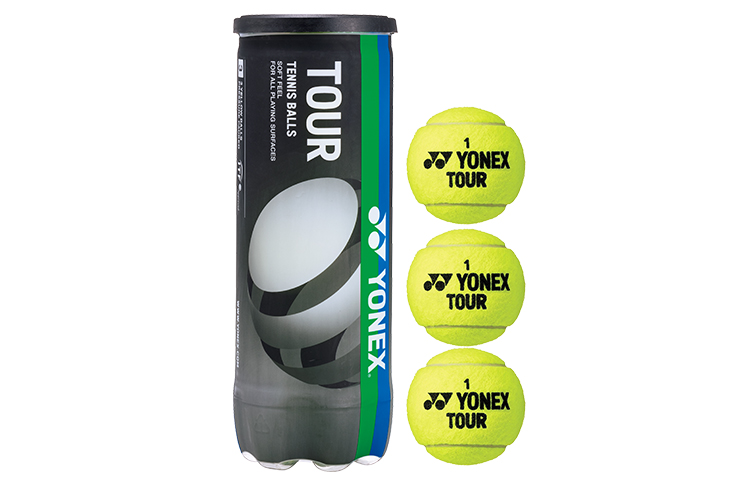 YONEX Tennis Balls Nylon, Wool, Polyester Match Ball Competition Yellow