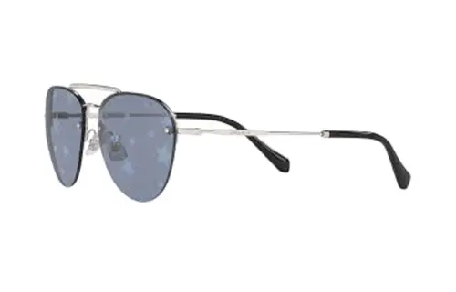 MIU MIU Metal Aviator Sunglasses Women's Silver