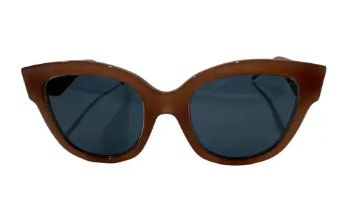 DIOR Acetate Irregular Shape Sunglasses Unisex Red