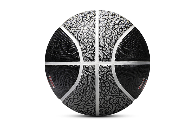 Jordan Rubber Basketball Black Size 7 Competition Unisex