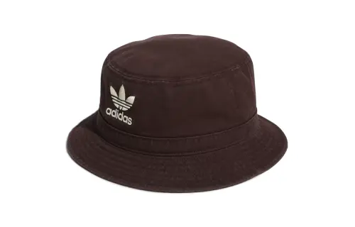 Adidas Originals Cotton Bucket Hats Unisex Brown