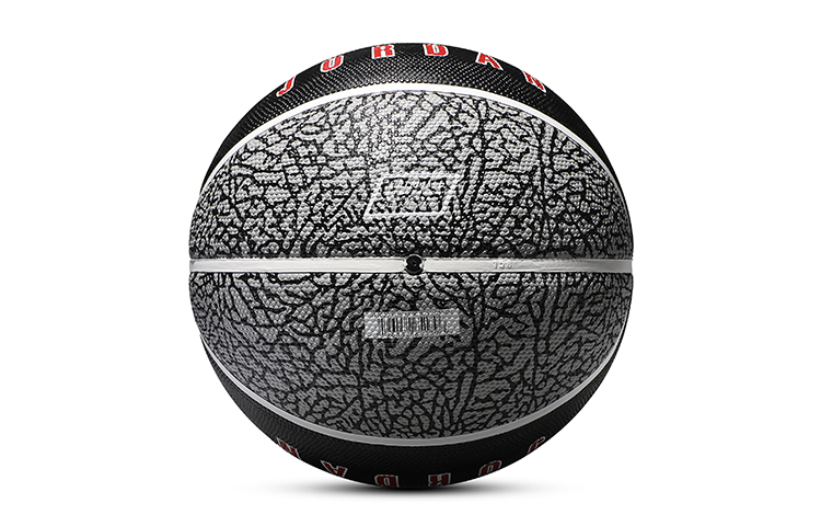 Jordan Rubber Basketball Black Size 7 Competition Unisex