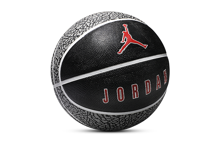 Jordan Rubber Basketball Black Size 7 Competition Unisex