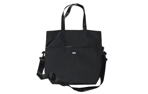 UNIQLO Polyamide Handbag, Shoulder Bag, Crossbody Bag Regular Unisex Black