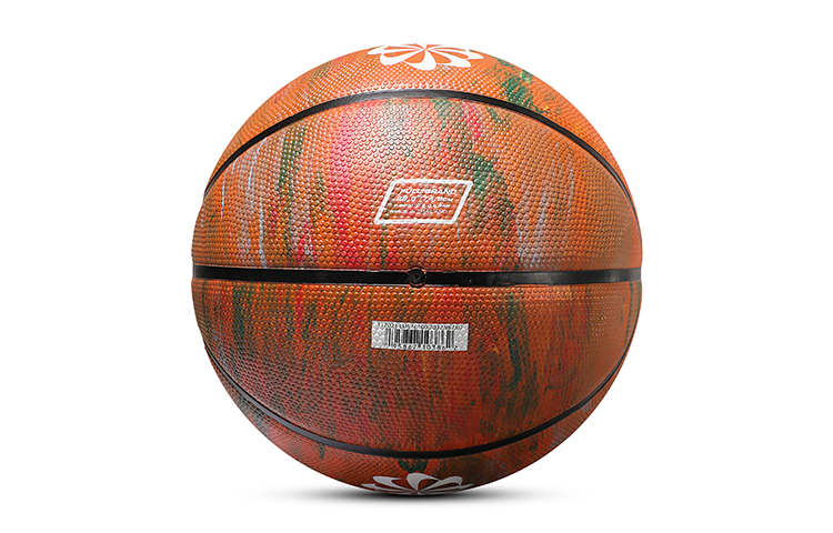 Nike Rubber Basketball Brown Graffiti Size 7 Training Unisex
