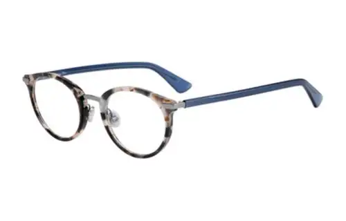 DIOR Plastic Irregular Shape Eyeglass Frames Unisex Tortoiseshell