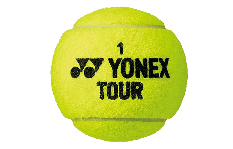 YONEX Tennis Balls Nylon, Wool, Polyester Match Ball Competition Yellow