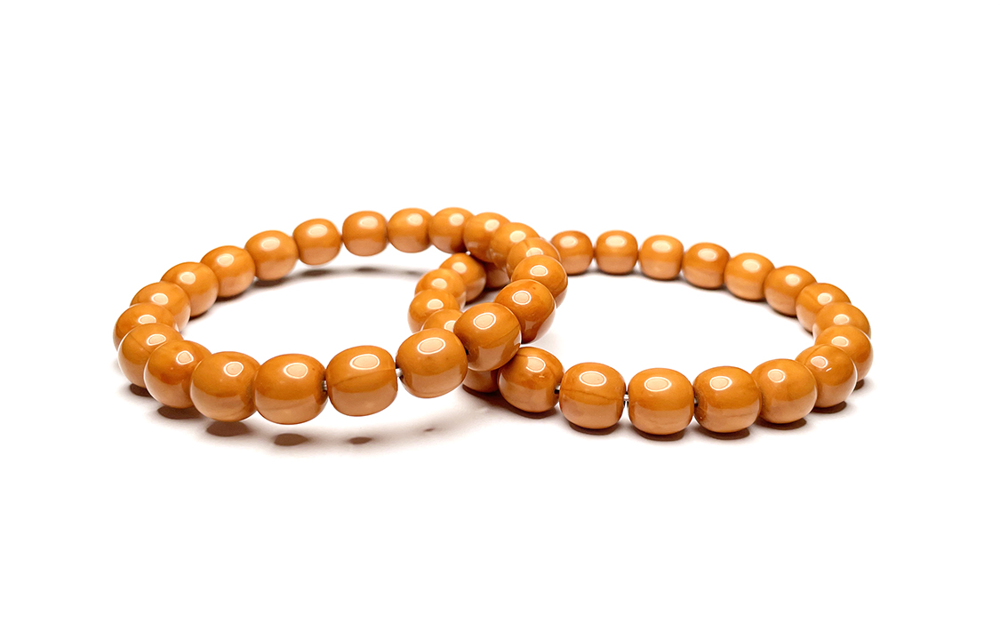 MOUNTAINS AND MANS Nashannaren Modern Retro Passepartout New National Style Design Lucky Fortune #Good Luck Hericium Head Walnut Walnut Bracelet Same Style for Men and Women Couples