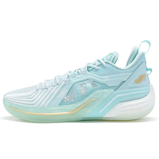 XTEP Jeremy Lin Three Generations Basketball Shoes Men Low-Top Foam Blue 2/New White