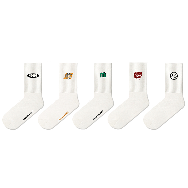 Duanmei Crew Socks Unisex 5 Pack