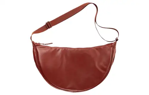 UNIQLO Polyester Shoulder Bag, Crossbody Bag Regular Unisex Dark Orange