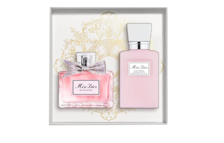 DIOR Perfume, set, moisturizing body cream, 50 ml, 75 ml