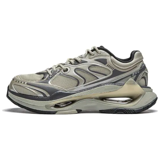 LiNing Exceed Infinity Casual Shoes Men Low-Top Gray