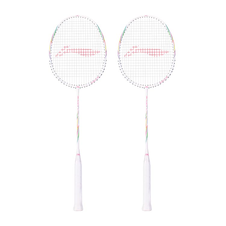 Li Ning Blade Shadow EX Sharp Arrow Full Carbon Badminton Rackets Control Type All around Defense Advanced Level White