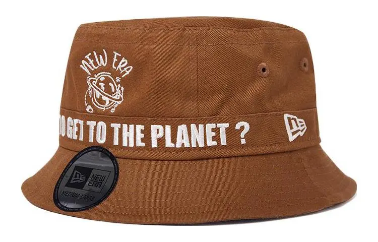 New Era Cotton Bucket Hats Unisex Brown