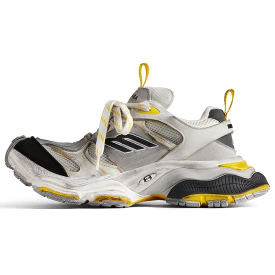 Balenciaga Cargo Sneaker Grey Black Yellow Women's